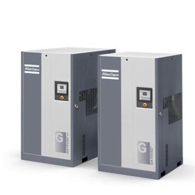 China Atlas GA75 VSD+ lubricated copco screw variable speed drive air compressor for sale