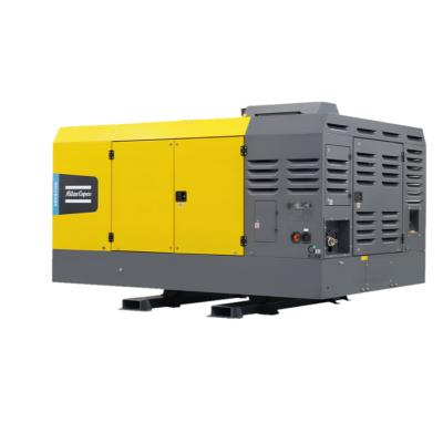 China Atlas copco factory portable lubricated air compressor for sale