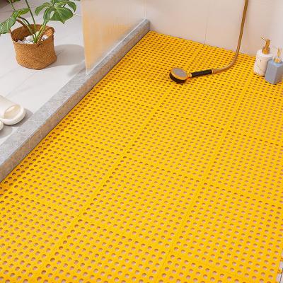 China Viable In Running Beige Waterproof Non Slip Water Absorbent Bathroom Floor Tile for sale