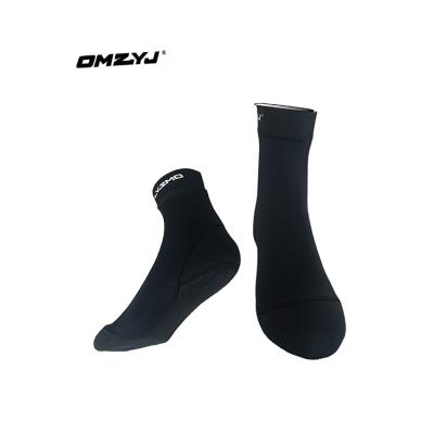 China Durable hot sale neoprene 3mm sbr Lycra sock socks anti-kick anti-slip black beach swimming diving socks for underwater sport for sale