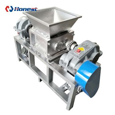 China Waste Plastic Pieces Shredding Crushing Recycling Waste Plastic Film Crusher Mini Shredder Good Quality Machine Double Shaft Copper Wire Oil Filters / BOPP for sale