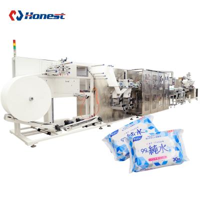 China Wet Wipes 5-30 Pcs Automatic Wet Cloth Machine Good Quality Production Wet Rags Making Machinery for sale