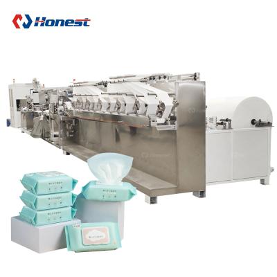 China Wet Towel Machine Product Type Wet Wipes Production And CE Certification Wet Tissue Making Machine for sale