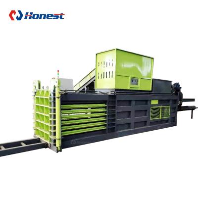 China Horizontal Food Baler With Full Automatic Package Funtion For Waste Paper Cardboard for sale