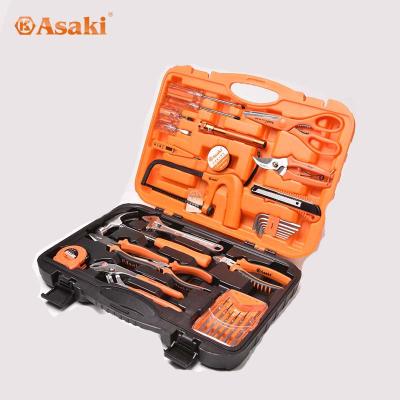 China Household Repairing Asaki Universal Adjustable Wrench 34pcs Tool Kit Special Hand Tools And Hardware for sale