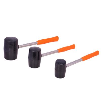 China Black Rubber Hammer Rubber Tile Rubber Hammer ASAKI Mallet Sizes for sale