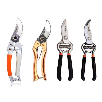 China Pruning Stainless Steel Garden Scissors Garden Tree Hand Pruner Scissors for sale