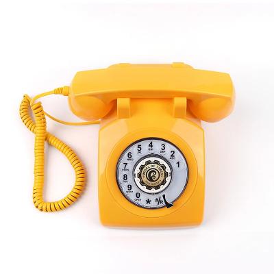 China Decorative retro telephone in the house antique telephone with recording function wedding rotary antique telephone audio guestbook for sale