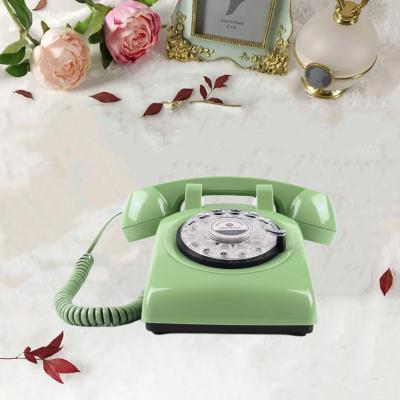 China Decorative retro telephone in the house factory direct sales vintage antique set a Guestbook wedding audio telephone for sale