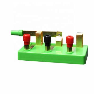 China Fun middle school physics teaching experiment equipment single pole throw switch spdt switch double for sale