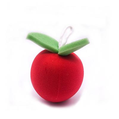 China Factory Price All Natural Ready Running Body Polishing Exfoliating Shower Bath Grout Apple Bath Cleaning Sponge for sale