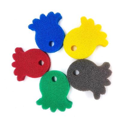 China Kitchen Viable Silicone Sponge Dish Scrubber Silicone Cleaning Sponge for Washing Dishes with Customized Shape and Color for sale