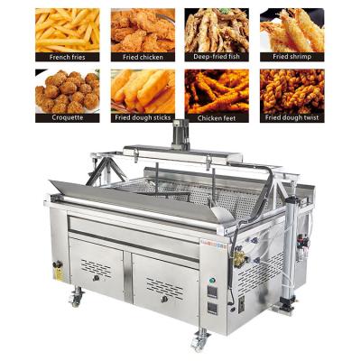 Cina Fritura alimentare Fritura per patatine di banana Fritura automatica a olio da 200L Fritura a olio da 200L Macchina a basso rumore in vendita