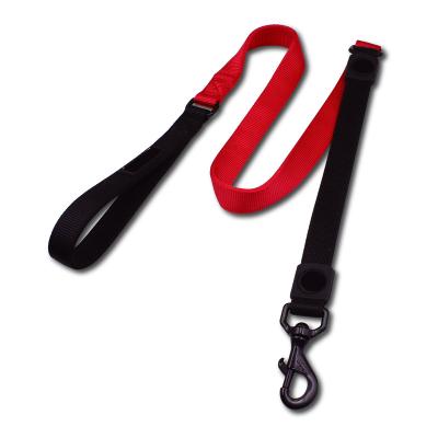 China Custom Bungee Shock Absorbing High Quality Nylon Retractable Leash 4FT/6FT Heavy Duty Dog Leash For Training And Walking for sale