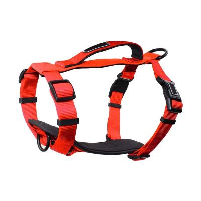 China High Quality Quick Release Nylon H-Harness w/ Neoprene Handle Pad Chest Plate for Comfort Dog Harness Pet Harness Fit for Large or for sale