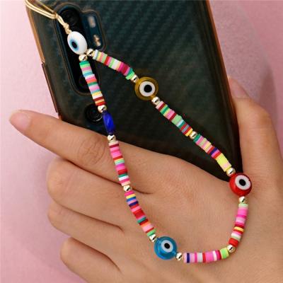 China Crystal Fashion Factory Price Mobile Phone Accessories Phone Chain Pearl Straps For Mobile for sale