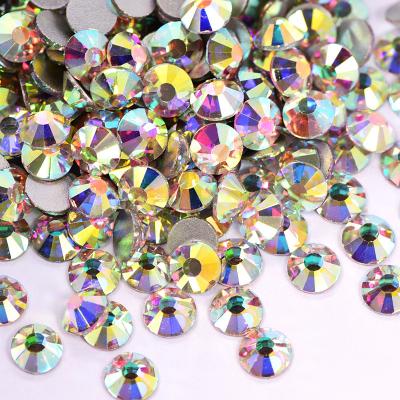 China SS16 crystal glass ab Crystal Loose Rhinestone for nail, Wholesale Flatback Crystal Rhinestone for sale