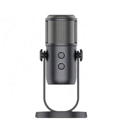 China High Quality Desktop USB Microphone Usb Mic With Light Weight MIC Volume Control for sale