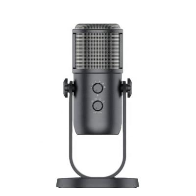 China Cardioid Microphone Desktop Metal USB Microphone Gaming USB Connector Condenser Studio Recording Microphone for sale