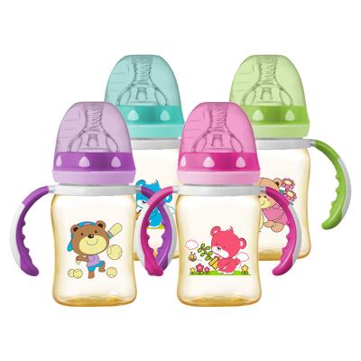 China BPA Free Products PPSU Wide Neck Feeding Baby Milk Bottle for sale