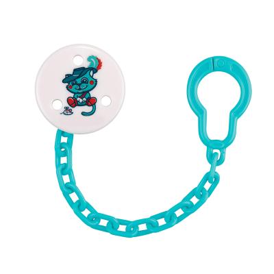 China 100% BPA Free Customized Baby Pacifier Holder Clips Eco - Friendly for sale