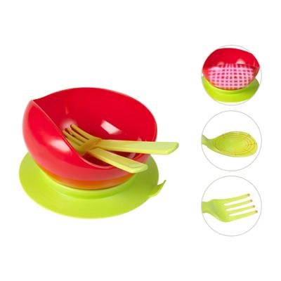 China Hot Selling Eco-friendly Suction Baby SILICONE Bowl New Design Tableware for sale