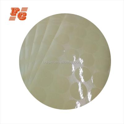 China Environmental Protection Wholesale Clear Sealing Transparent Round Label Stickers For Label Size 3cm/30mm for sale