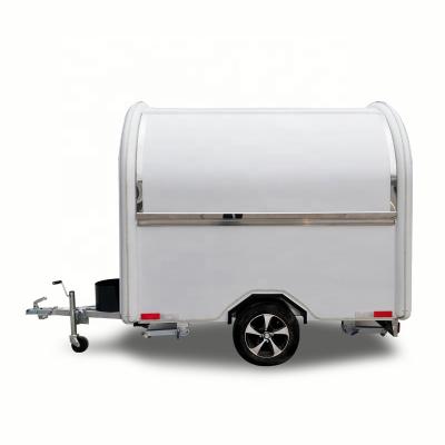 China Yowon Vegetable Processing Factory Over 10 Years China Food Trailer Manufacturer Customized Food Truck Fully Equipped Electric System Coffee Trailer for sale