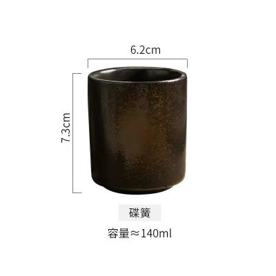 China Modern Coffee Tea Sake Color Ceramic Mug No Handle Japanese Ceramic Mug for sale