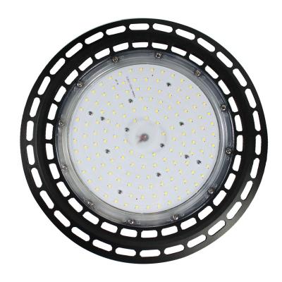 China Warehouse China 130LM/W 150LM/W IP65 high power high quality waterproof UFO led high bay light 100w for sale