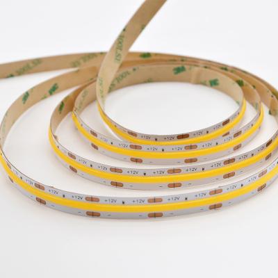 China Hotel COB Strip Light with 95lm/w 320leds/meter PCB width 8mm 8w/m DC 24v COB led strip for sale