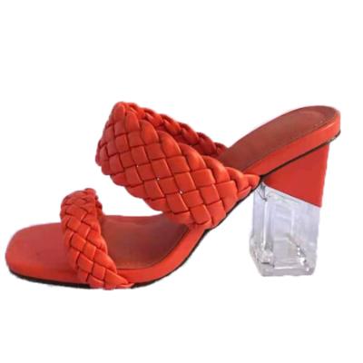 China Women Shoes Sandals Light Ladies Manufacturer Clear High Heels Ladies Love Sandals 2021 for sale