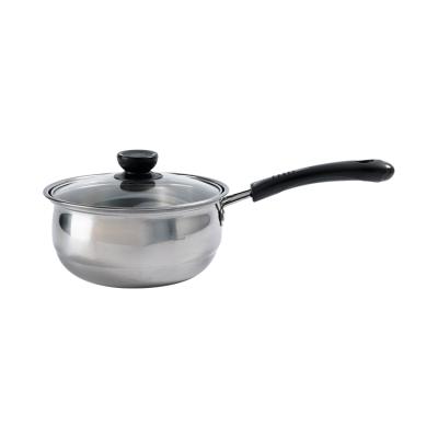 China Kitchen 18cm Milk Sauce Pan Stainless Steel Guangdong Factory CLASSIC Cookware Sets for sale