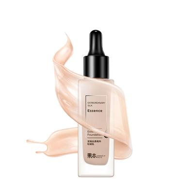 China Square 30ml Luxury Empty Clear Cosmetic Liquid Base Dropper Glass Bottle for sale