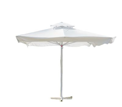 China Outdoor Giant Modern High Quality Heavy Duty Aluminum Parasol Umbrella 7m Patio Hotel Umbrella Giant Parasol Umbrella for sale