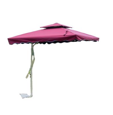 China Modern Design Umbrella Modern Design Side Pole Garden Beach Furniture Outdoor Patio Umbrella for sale