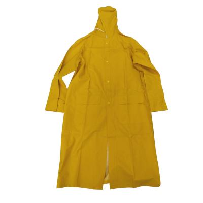 China Popular Bachelor Waterproof Clothing Safety Protection Use 0.28 Types PVC/Polyester Or -0.35Mm PVC/Polyester/PVC Pants+Jacket Rain Working Suit for sale