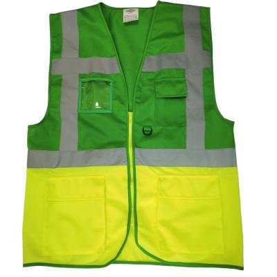 China Manufacturer Price Mesh Jacket Sfj-Mc 66 Fire Proof 100% Polyester Knitting Reflecting Vests for sale