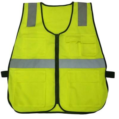 China Professional Reflecting Fire Proof Factory Jacket Safety Sfj-Mc92 Vest With Pockets for sale