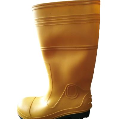 China With steel toe cap with new steel plate sale PVC fashion waterproof custom rain boots for sale