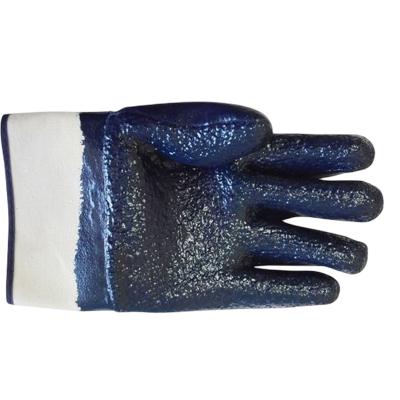 China Anti-smash Supply High Quality Transparent Men's Full Proof Nitrile Coated Glove for sale