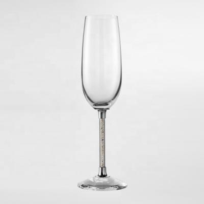 China New Raymond classic/postmodern stem champagne tumbler crystal glass with lead-free crystal champagne glass for sale