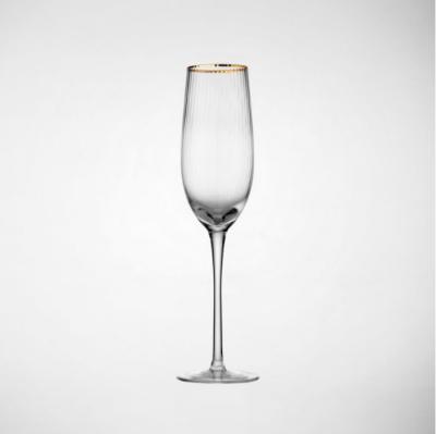 China Japan style custom wholesale glasses with champagne twisted stemchampagne candle tulip champagne glass for sale