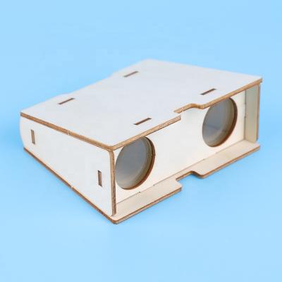 China Cartoon Wooden Toy Monocular Telescope Diy Crafts 3D Puzzle Physics Toys for sale