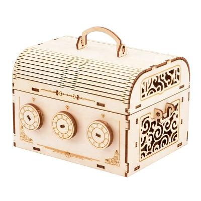 China Wooden Creative Jewelry Music Box DIY 3D Safety Classic Musical Box Puzzles Education for Kids and Adults Riddle Rod Projects for sale