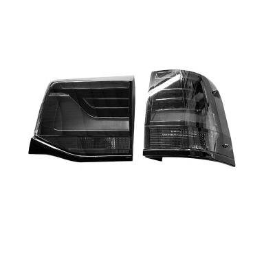 China New Maictop Plastic and Steel Auto Parts Black LED Model Tail Lamp for Land Cruiser FJ200 2020 2016 for sale