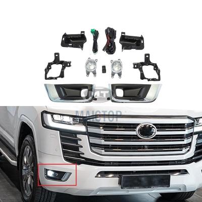 China High quality PC+ABS+LED MAICTOP car accessories led front 2022 LC300 fog light for land cruiser LC 300 fj300 fog lamp for sale