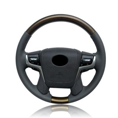 China Hot Selling PU Steering Wheel For Landcruiser LC200 FJ200 2008-2015 Interior Up To 2016-2021 Part for sale