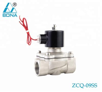 China ZCQ-09SS Stainless Steel Direct Acting General Acid-Resisting Solenoid Valve for sale