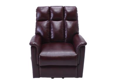 China Leather Power Recliner Lift Chairs Plywood Frame With Adjustable Vibrating Mode for sale